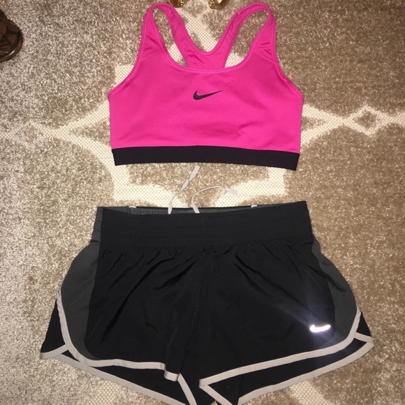 Nike black gray thick waistband shorts - Picture 3 of 3